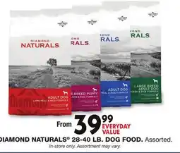 Blain's Farm & Fleet DIAMOND NATURALS 28-40 LB. DOG FOOD offer