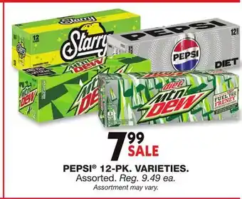 Blain's Farm & Fleet PEPSI 12-PK. VARIETIES offer