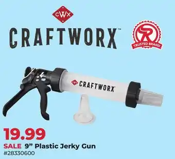 Runnings Craftworx 9 Plastic Jerky Gun offer