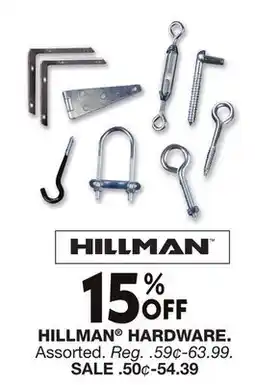 Blain's Farm & Fleet HILLMAN HARDWARE offer