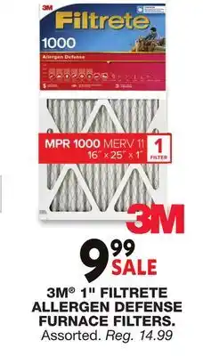 Blain's Farm & Fleet 3M 1 FILTRETE ALLERGEN DEFENSE FURNACE FILTERS offer