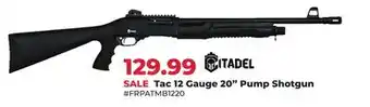 Runnings Tac 12 Gauge 20 Pump Shotgun offer