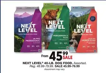 Blain's Farm & Fleet NEXT LEVEL 40-LB. DOG FOOD offer