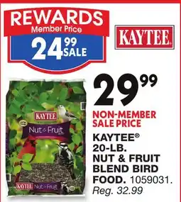 Blain's Farm & Fleet KAYTEE 20-LB NUT & FRUIT BLEND BIRD FOOD offer