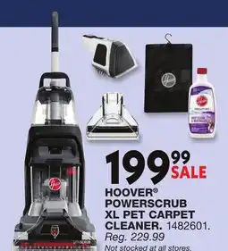 Blain's Farm & Fleet HOOVER POWERSCRUB XL PET CARPET CLEANER offer