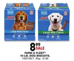 Blain's Farm & Fleet FARM & FLEET 10-LB. DOG BISCUITS offer