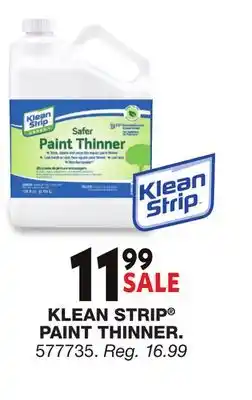 Blain's Farm & Fleet KLEAN STRIP PAINT THINNER offer