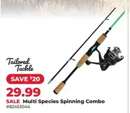 Runnings Tailored Tackle Multi Species Spinning Combo offer