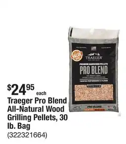 The Home Depot Traeger Pro Blend All-Natural Wood Grilling Pellets, 30 lb. Bag offer