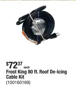 The Home Depot Frost King 80 ft. Roof De-Icing Cable Kit offer