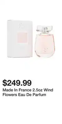 TJ Maxx Made In France 2.5oz Wind Flowers Eau De Parfum offer