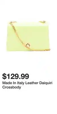 TJ Maxx Made In Italy Leather Daiquiri Crossbody offer