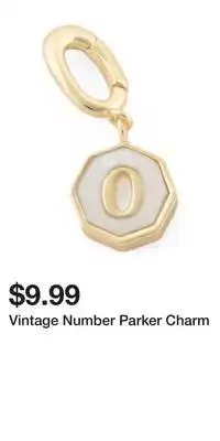 TJ Maxx Vintage Number Parker Charm offer