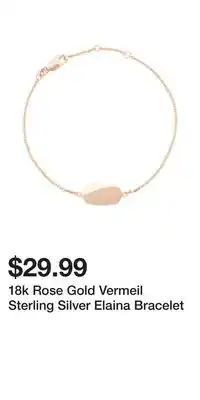 TJ Maxx 18k Rose Gold Vermeil Sterling Silver Elaina Bracelet offer