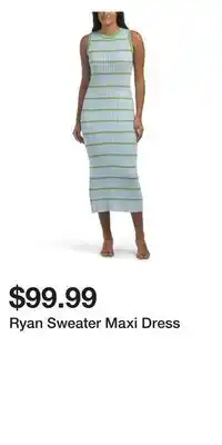 TJ Maxx Ryan Sweater Maxi Dress offer