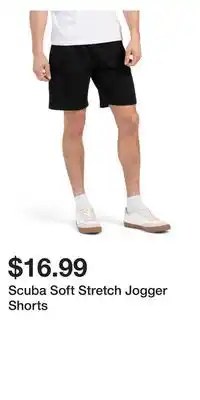 TJ Maxx Scuba Soft Stretch Jogger Shorts offer