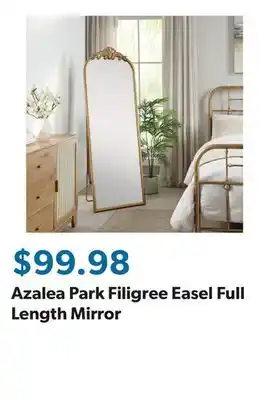 Sam's Club Azalea Park Filigree Easel Full Length Mirror offer