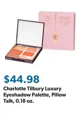 Sam's Club Charlotte Tilbury Luxury Eyeshadow Palette, Pillow Talk, 0.18 oz offer