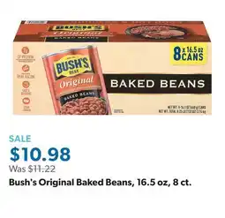 Sam's Club Bush's Original Baked Beans, 16.5 oz, 8 ct offer