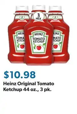 Sam's Club Heinz Original Tomato Ketchup 44 oz., 3 pk offer