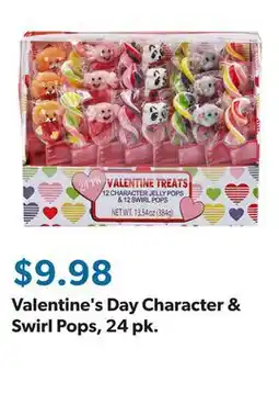 Sam's Club Valentine's Day Character & Swirl Pops, 24 pk offer