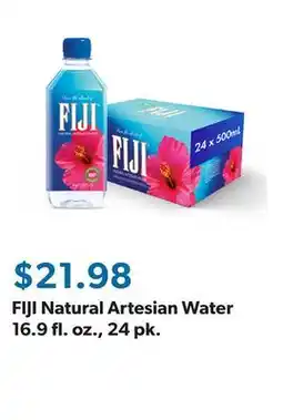 Sam's Club FIJI Natural Artesian Water 16.9 fl. oz., 24 pk offer