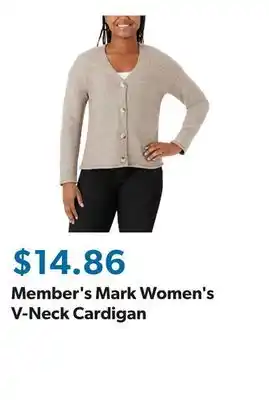 Sam's Club Member's Mark Women's V-Neck Cardigan offer