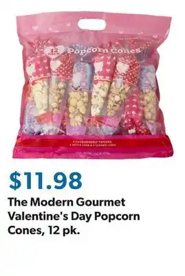 Sam's Club The Modern Gourmet Valentine's Day Popcorn Cones, 12 pk offer