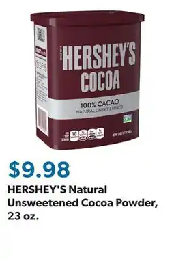 Sam's Club HERSHEY'S Natural Unsweetened Cocoa Powder, 23 oz offer