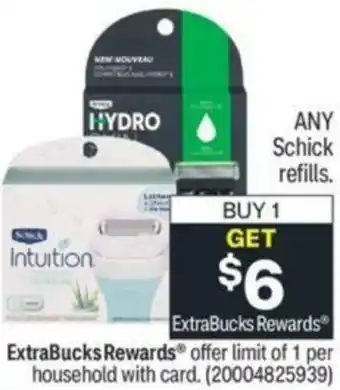 CVS Schick Refills offer
