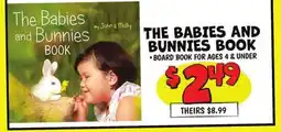 Ollie's THE BABIES AND BUNNIES BOOK offer