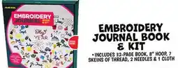 Ollie's EMBROIDERY JOURNAL BOOK & KIT offer