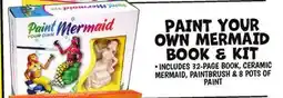 Ollie's PAINT YOUR OWN MERMAID BOOK & KIT offer