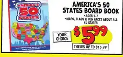 Ollie's AMERICA'S 50 STATES BOARD BOOK offer