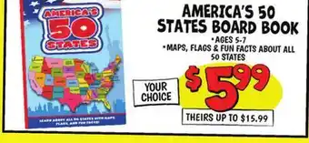 Ollie's AMERICA'S 50 STATES BOARD BOOK offer