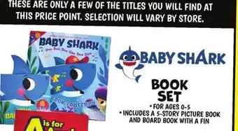 Ollie's BABY SHARK BOOK SET offer