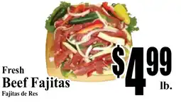 Baja Ranch Fresh Beef Fajitas offer