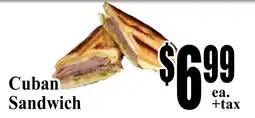 Baja Ranch Cuban Sandwich offer