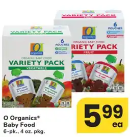 ACME O Organics Baby Food offer