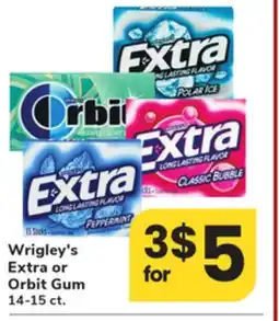 ACME Wrigley's Extra or Orbit Gum offer