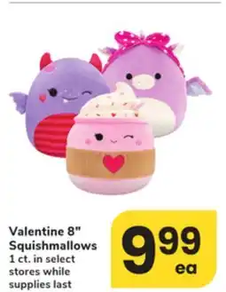 ACME Valentine 8 Squishmallows offer