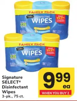 ACME Signature SELECT Disinfectant Wipes offer