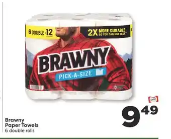 Weis Markets Brawny Paper Towels offer