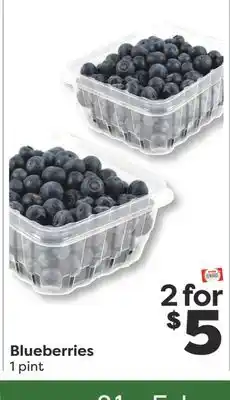 Weis Markets Blueberries offer