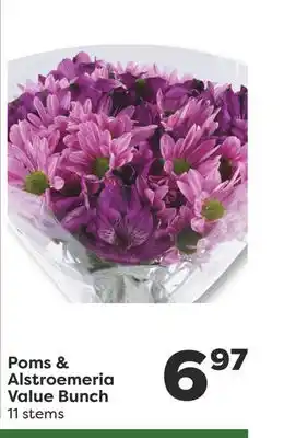 Weis Markets Poms & Alstroemeria Value Bunch offer