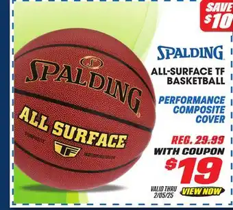 Big 5 Spalding All-Surface TF Basketball offer