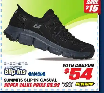 Big 5 Skechers Hands Free Slip-ins: Summits AT Men's Casual Shoes offer