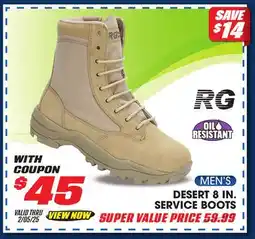 Big 5 Response Gear Desert 8 Men's Service Boots offer