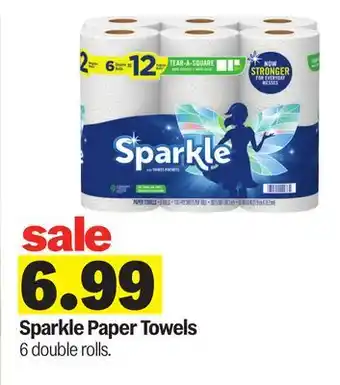 Meijer Sparkle Paper Towels offer