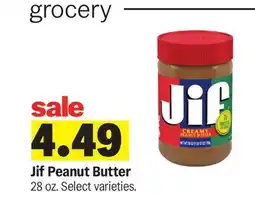 Meijer Jif Peanut Butter offer